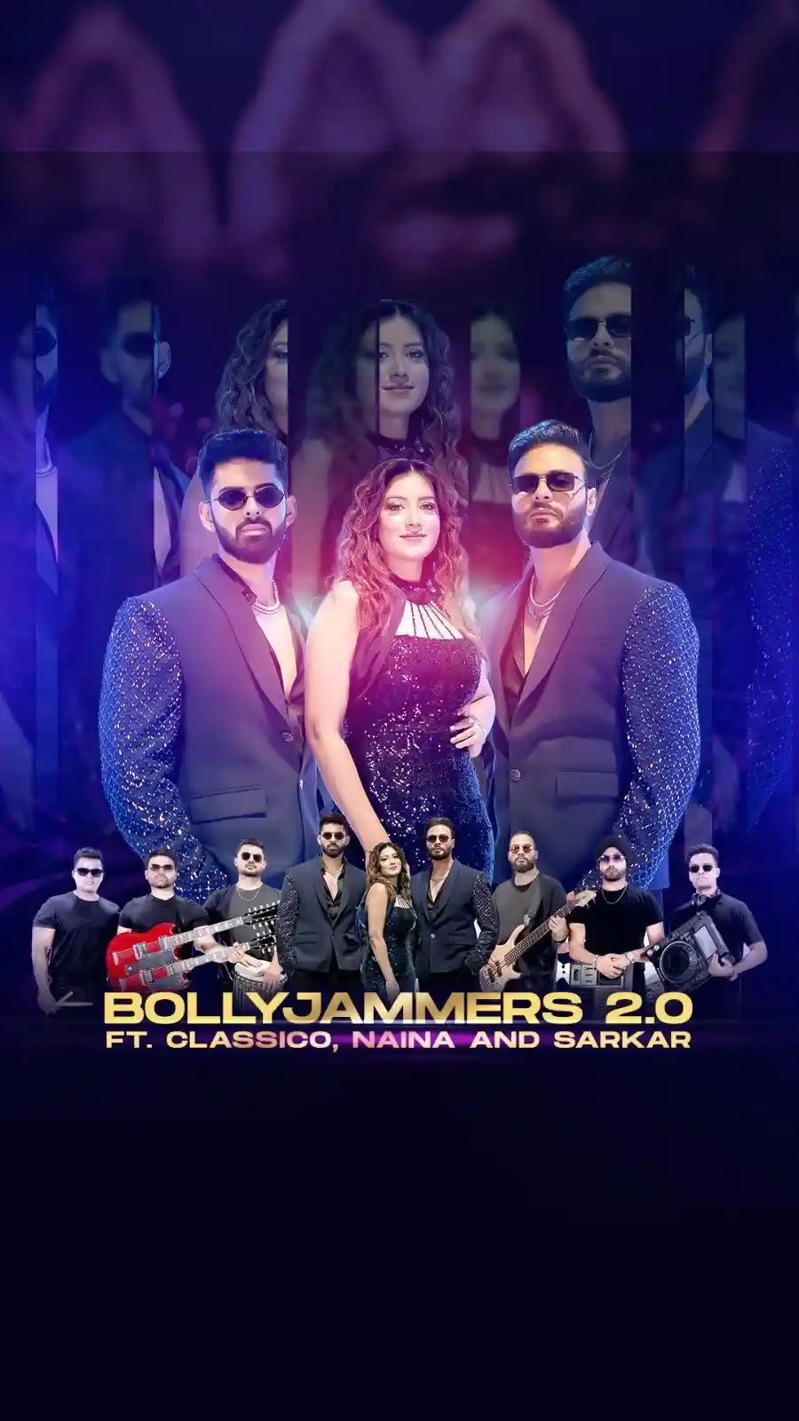 The wait is over! Presenting BOLLYJAMMERS 2.0 Featuring @classicomuzik @naina_anchor @arjunsarkar8