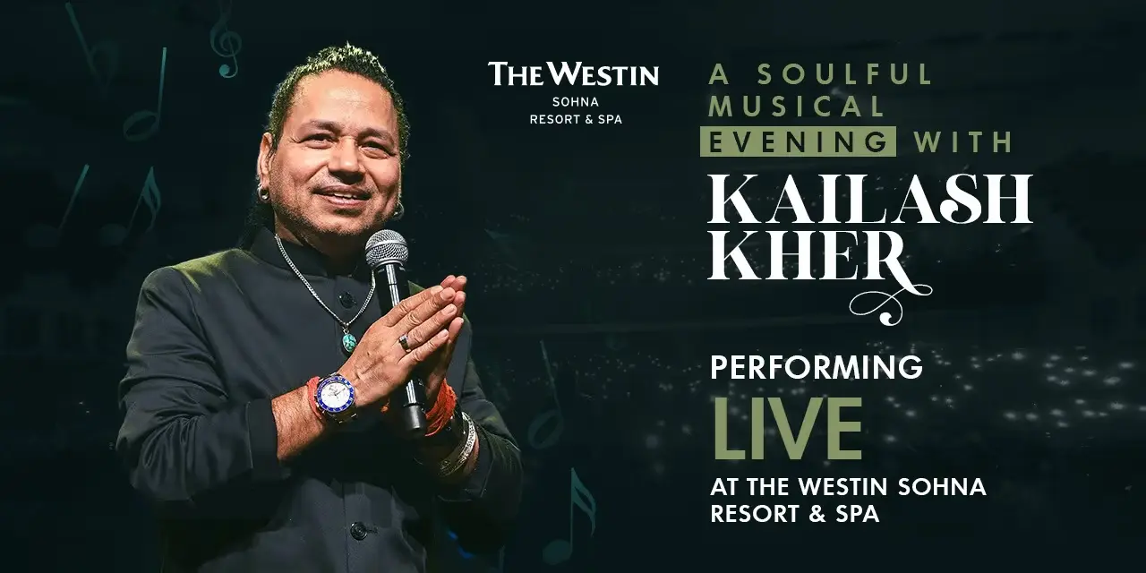 Soulful Musical Evening with Kailash Kher, live