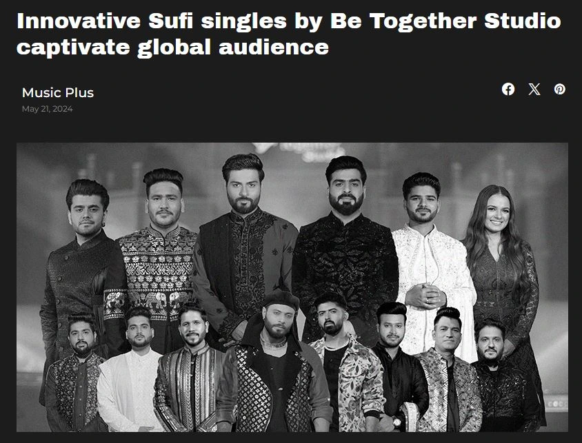 Innovative Sufi singles by Be Together Studio capt